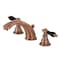 Kingston Brass KB966AKL Duchess Widespread Bathroom Faucet W/ Plastic Pop-Up, Copper KB966AKL - alternate 1